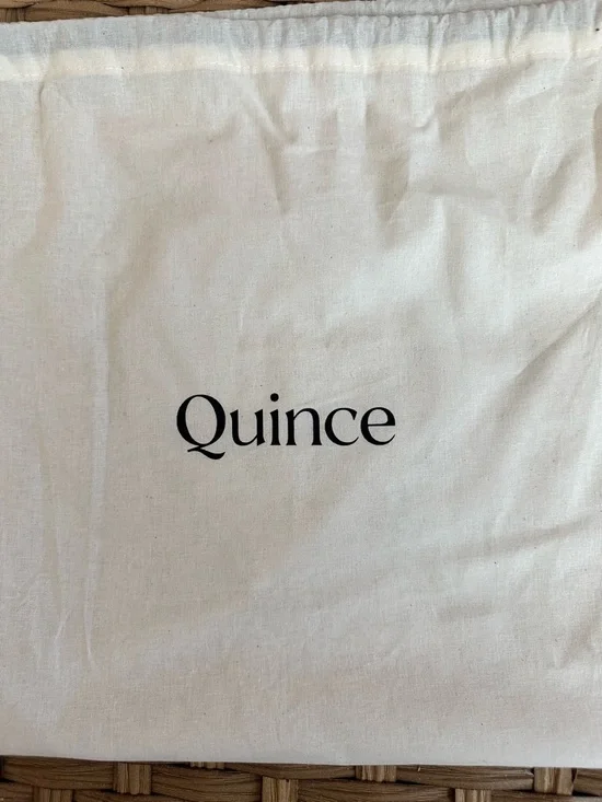 Quince Italian Leather Patchwork Pebbled Leather Crossbody Satchel Mink - Picture 7 of 7